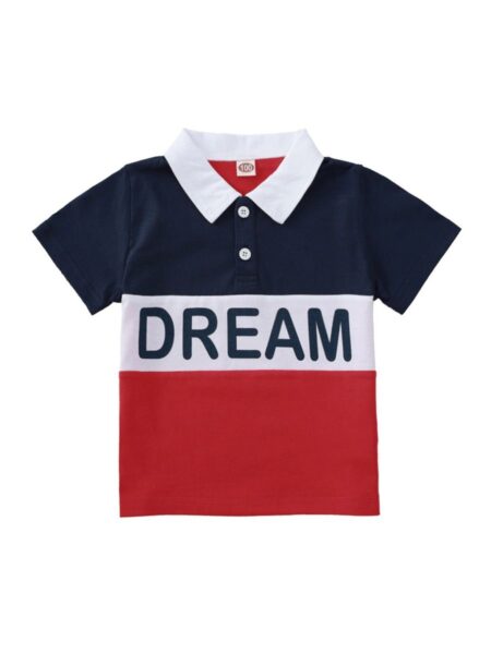 Kid Boy Dream Colorblock Polo Shirt 2
