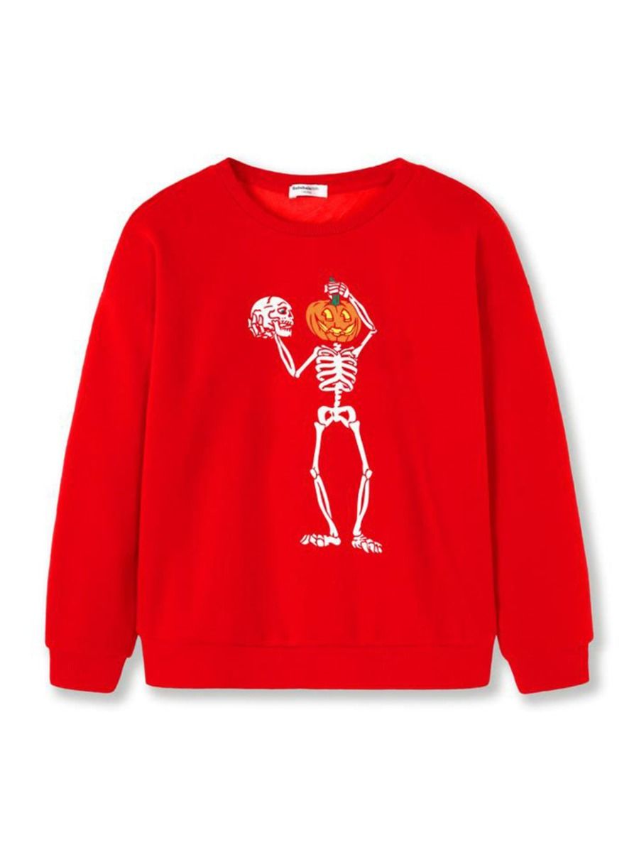 Halloween Pumpkin Skeleton Top Kids Wholesale Clothing  Wholesale 2
