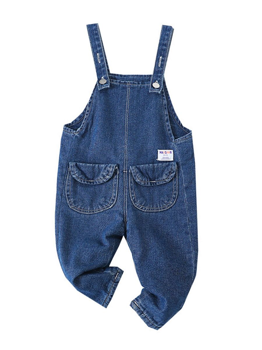 Wholesale Toddler Clothing Smiley Overalls 12-24Months, 2-4Years, Solid ...